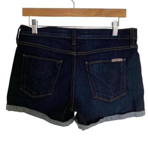Hudson Asha Mid Rise Cuffed Jean Shorts 27 - Picture 3 of 4